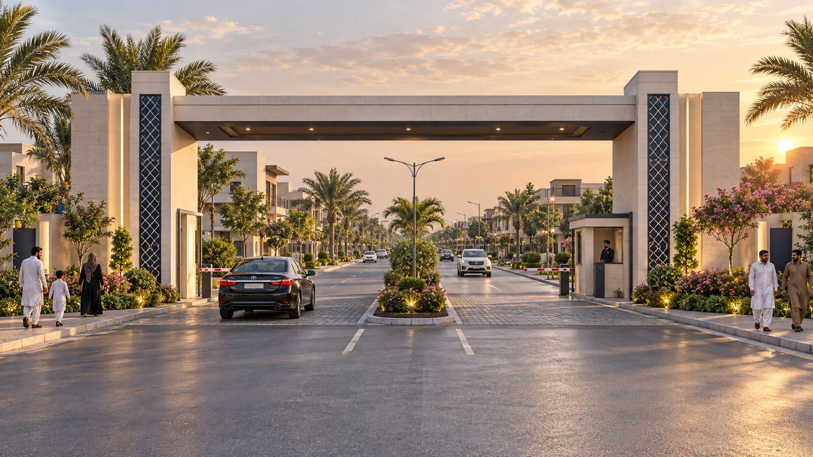 Gulberg City — Entrance concept